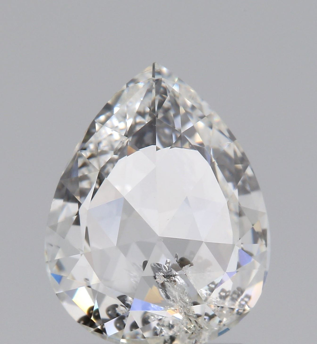 1.34ct | G/SI2 Pear Shape Rose Cut Diamond-Modern Rustic Diamond