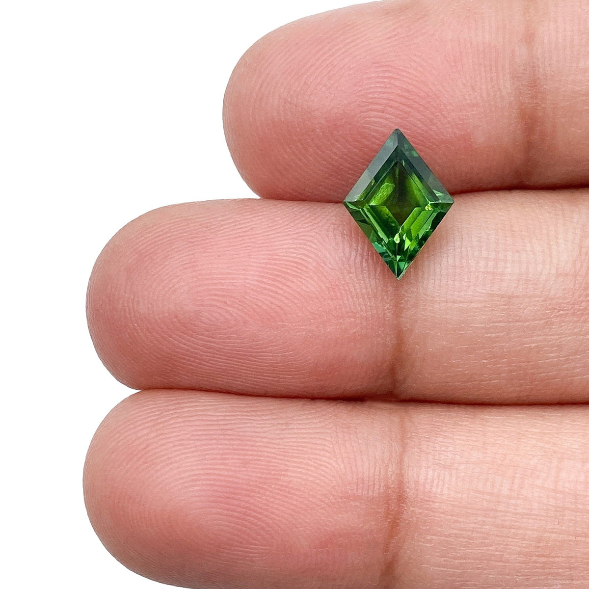 1.35ct | Lozenge Shape Step Cut Tourmaline-Modern Rustic Diamond