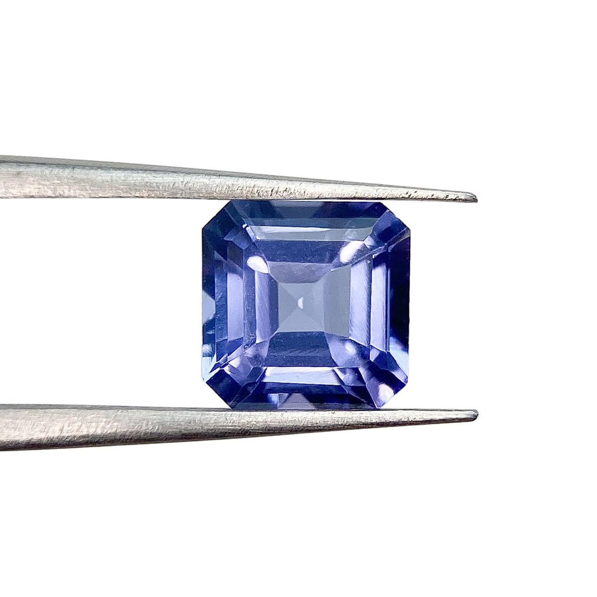 1.40ct | Asscher Shape Step Cut Tanzanite-Modern Rustic Diamond