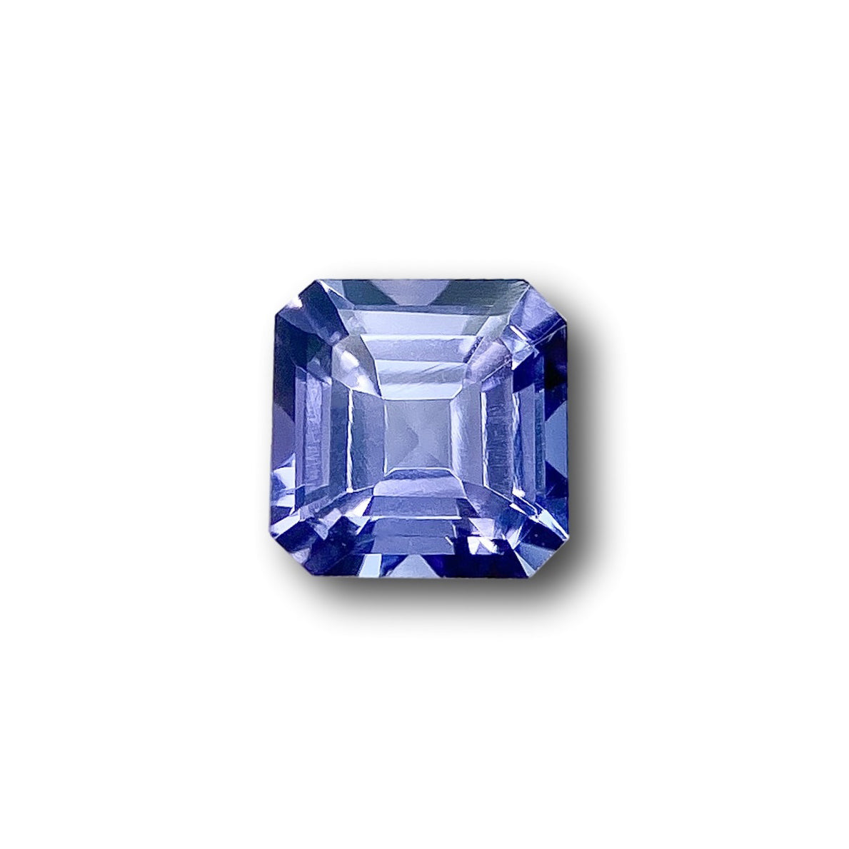 1.40ct | Asscher Shape Step Cut Tanzanite-Modern Rustic Diamond