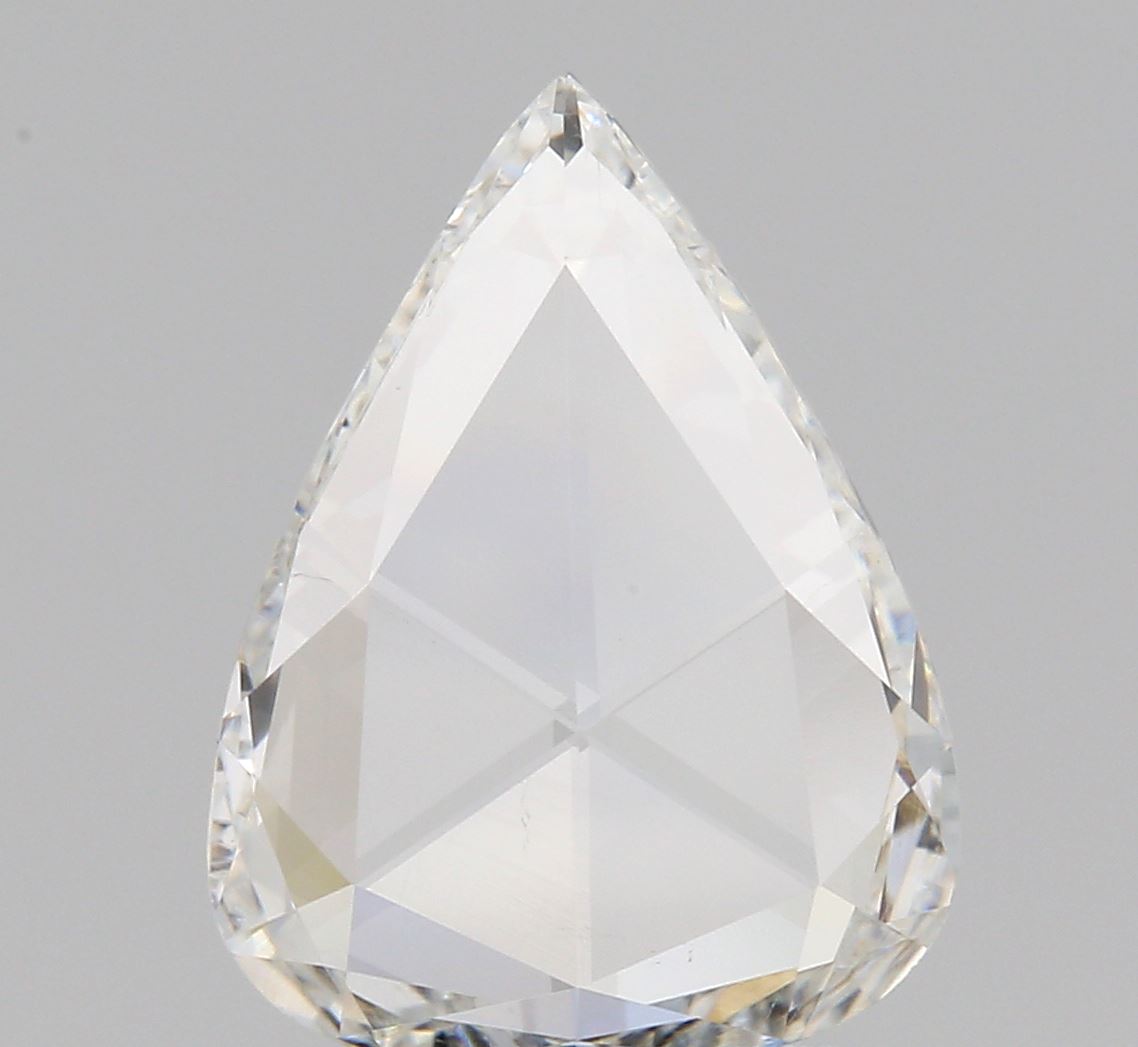 1.40ct | F/SI1 Pear Shape Rose Cut Diamond (GIA)-Modern Rustic Diamond
