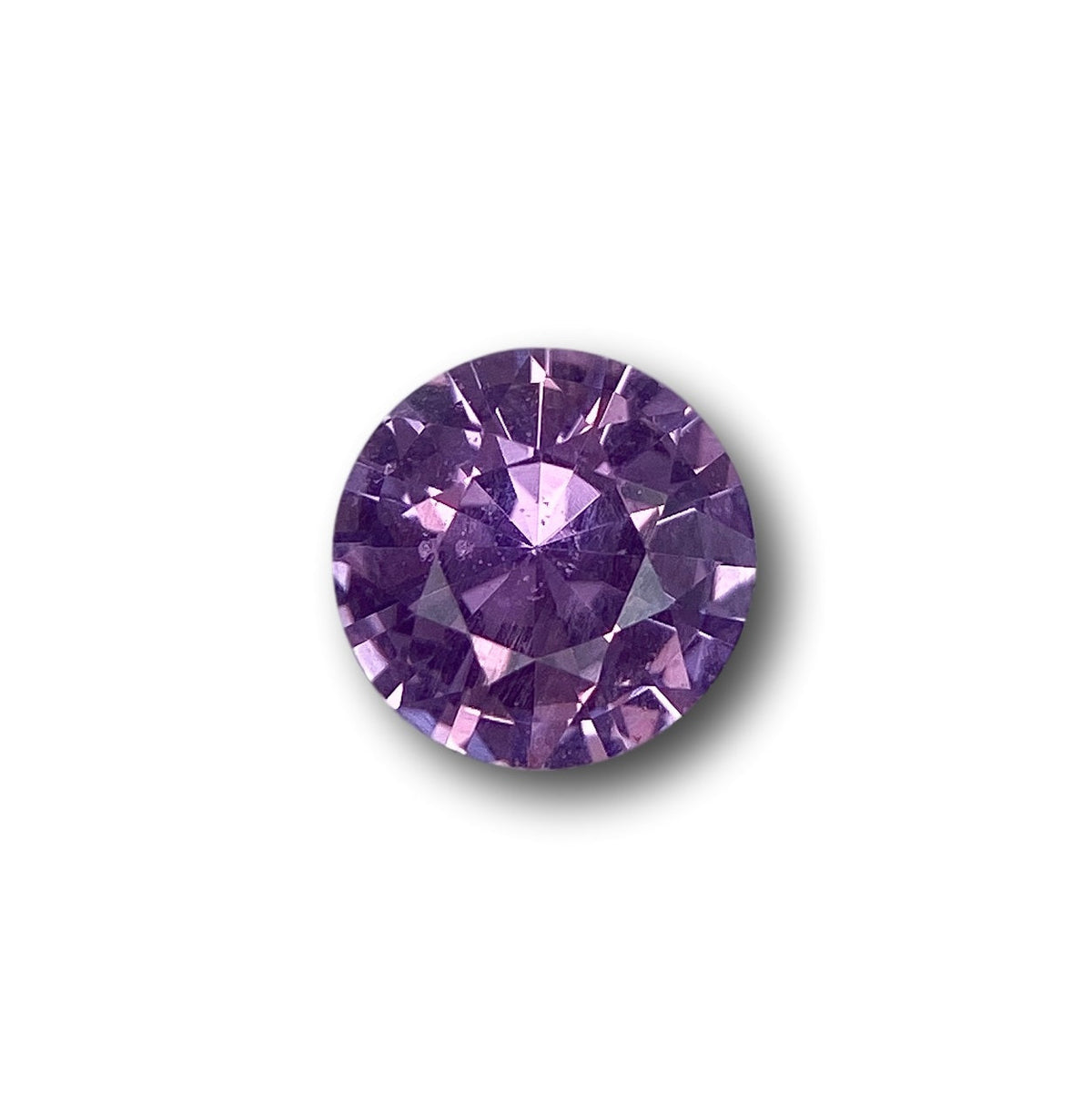 1.44ct | Brilliant Cut Round Shape Violet Sapphire-Modern Rustic Diamond