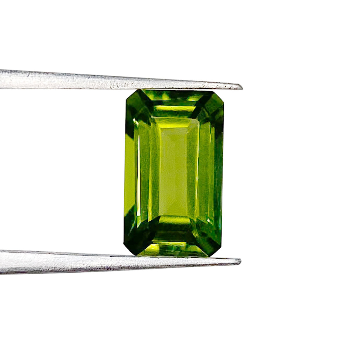 1.44ct | Emerald Shape Step Cut Tourmaline-Modern Rustic Diamond