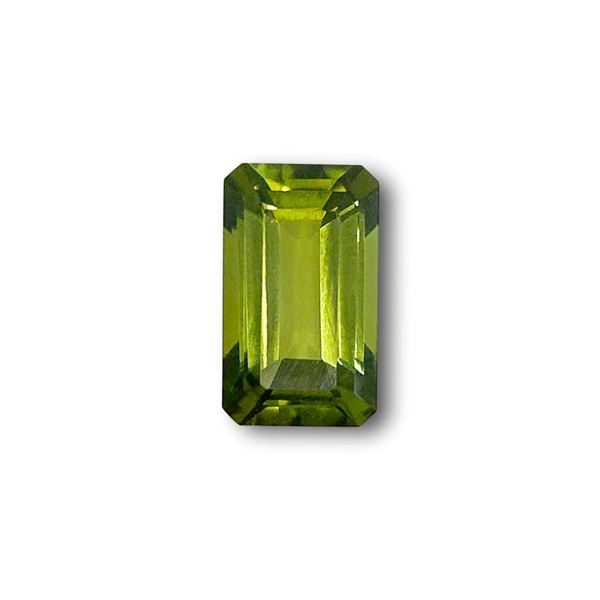 1.44ct | Emerald Shape Step Cut Tourmaline-Modern Rustic Diamond