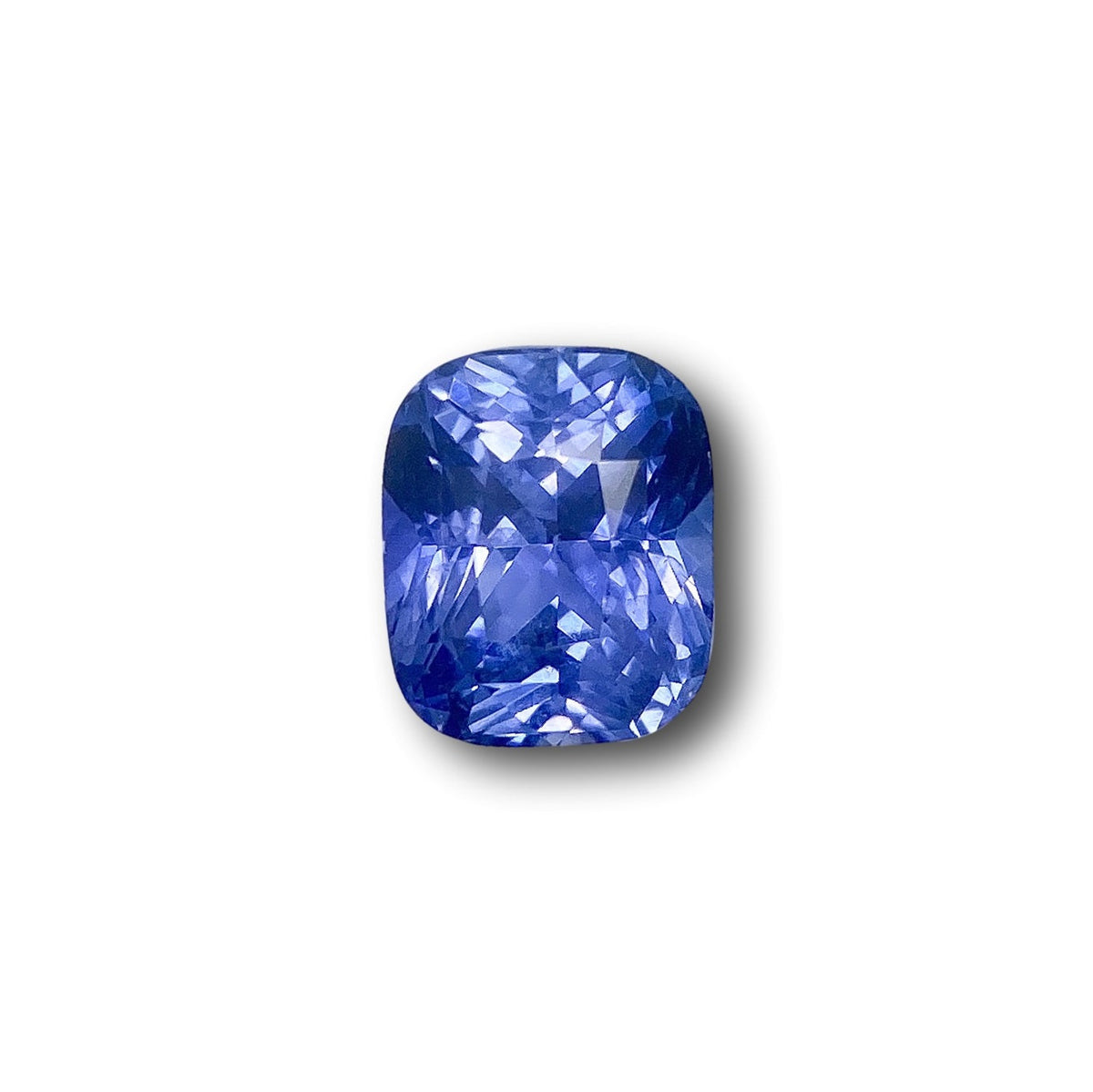 1.47ct | Brilliant Cut Cushion Shape Blue Sapphire-Modern Rustic Diamond