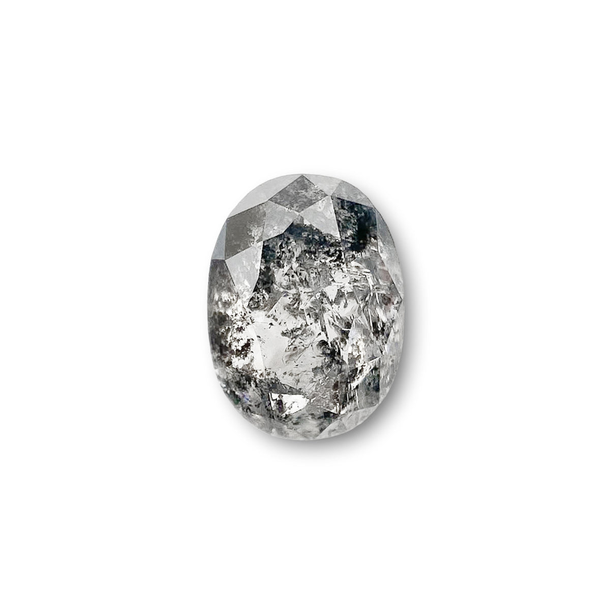 0.90ct | Rustic  Oval Shape Rose Cut Diamond - Modern Rustic Diamond