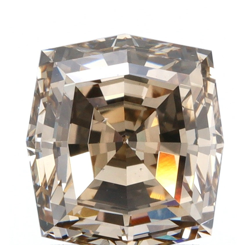 1.51ct | Champagne VVS Octagonal Shape Step Cut Diamond-Modern Rustic Diamond