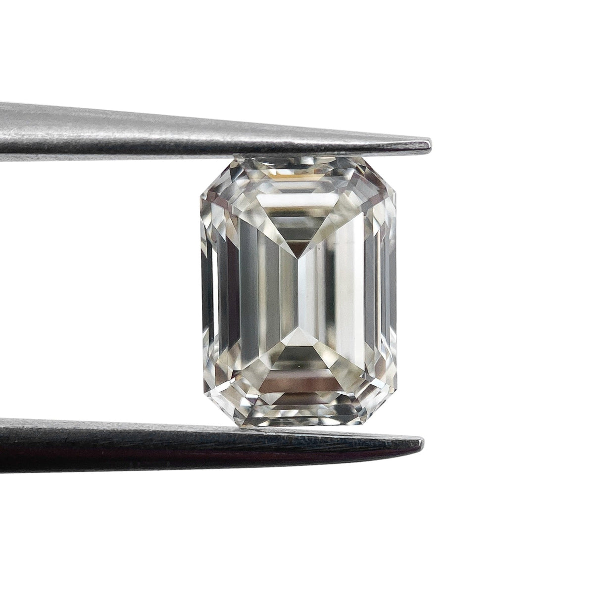 1.51ct | Light Color VS Emerald Shape Step Cut Diamond-Modern Rustic Diamond