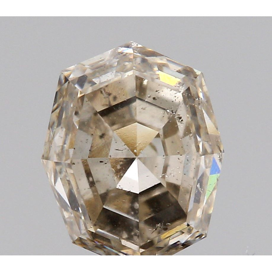 0.56ct | Light Brown SI Octagonal Shape Step Cut Diamond - Modern Rustic Diamond