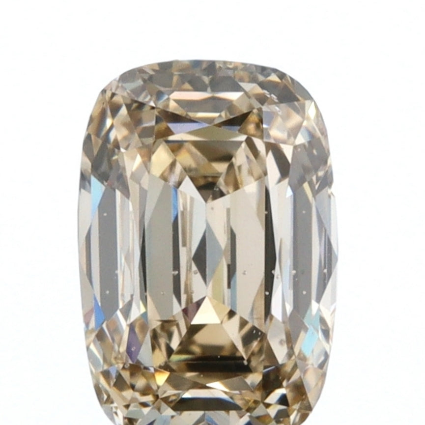 0.92ct | Champagne VS-SI Cushion Shape Brilliant Cut Diamond - Modern Rustic Diamond