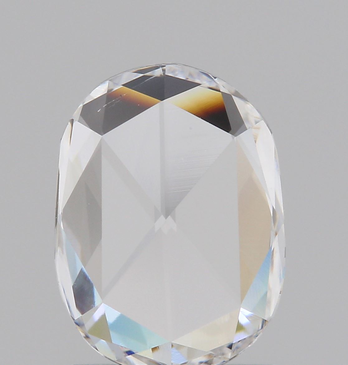 1.04ct | D/SI1 Oval Shape Rose Cut Diamond (GIA) - Modern Rustic Diamond