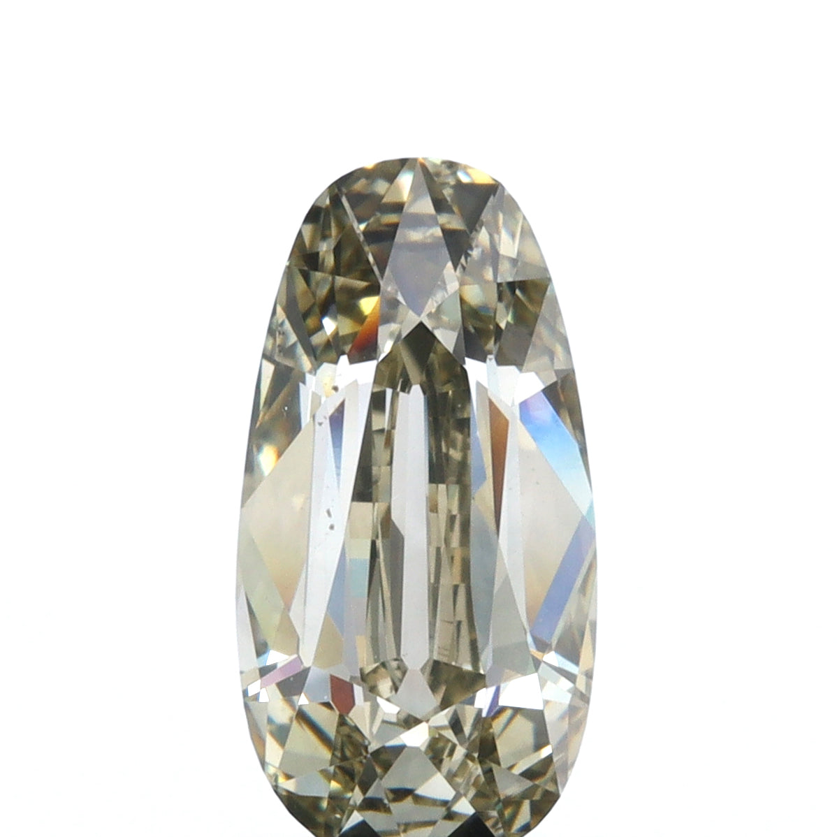 1.01ct | Champagne VS-SI Pear Shape Old Mine Cut Diamond - Modern Rustic Diamond