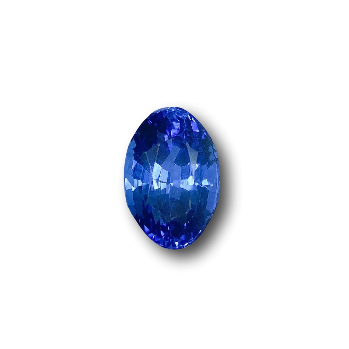 1.56ct | Brilliant Cut Oval Shape Blue Sapphire-Modern Rustic Diamond