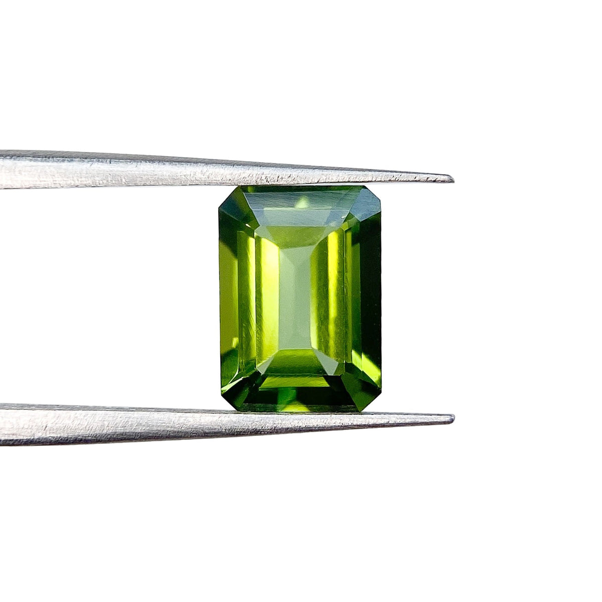 1.56ct | Emerald Shape Step Cut Tourmaline-Modern Rustic Diamond