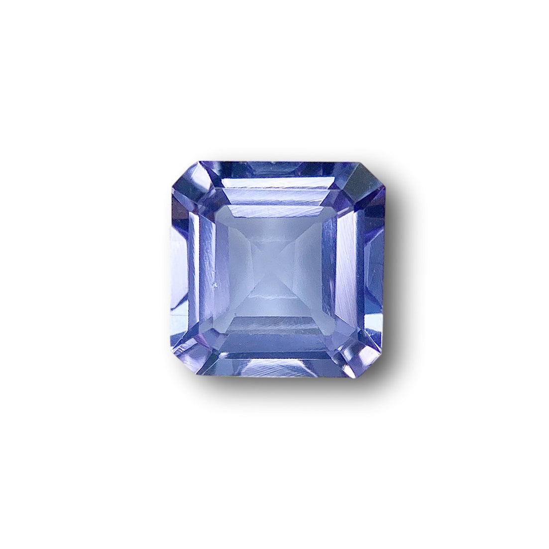 1.59ct | Asscher Shape Step Cut Tanzanite-Modern Rustic Diamond