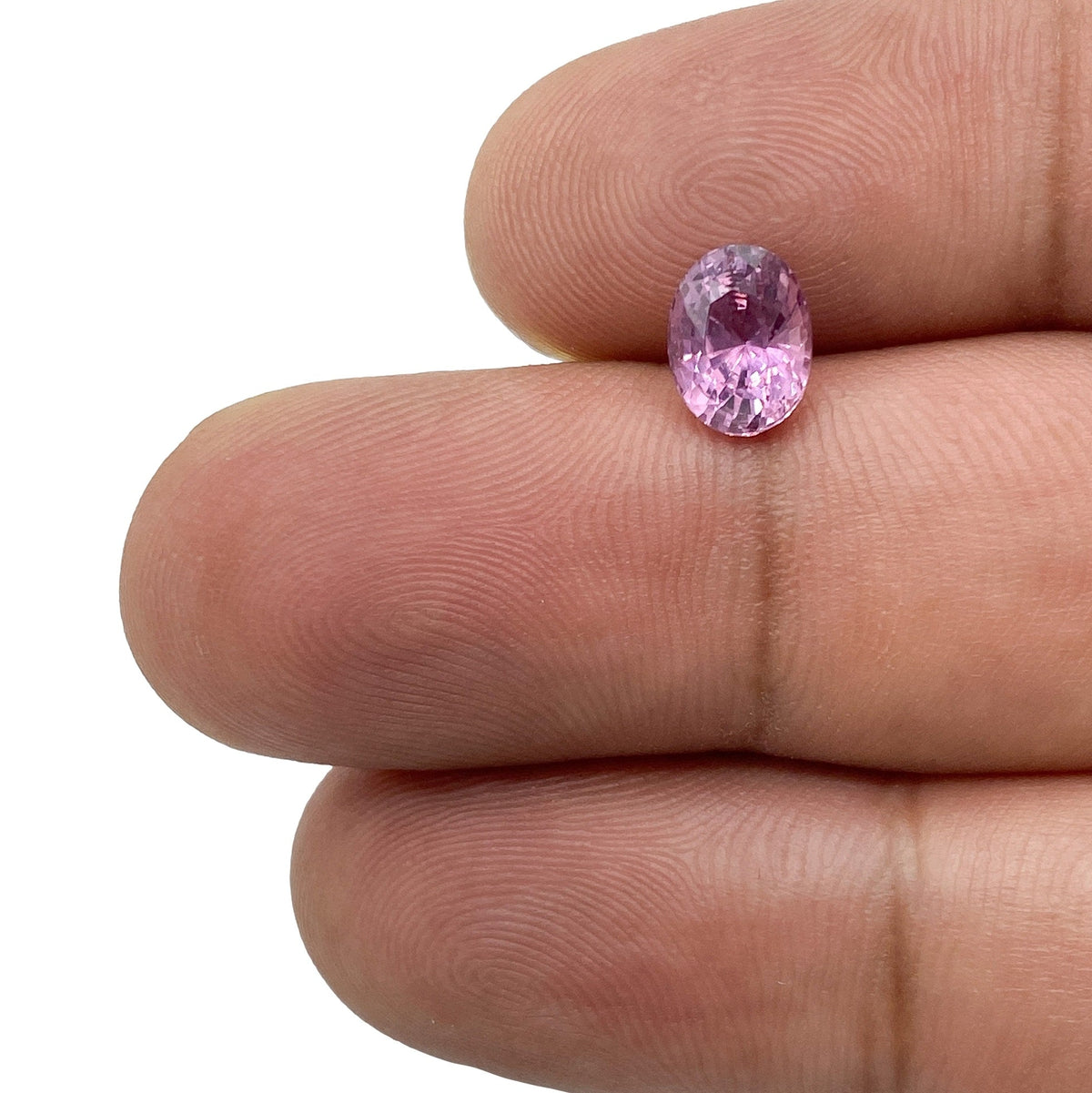 1.59ct | Brilliant Cut Oval Shape Violet Sapphire-Modern Rustic Diamond