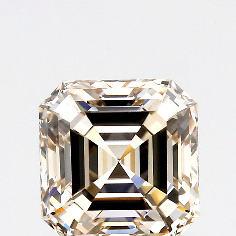 1.13ct | Light Brown VVS Asscher Shape Step Cut Diamond - Modern Rustic Diamond