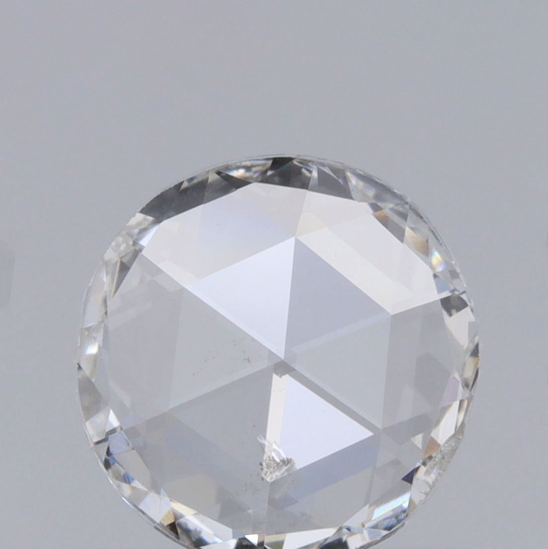 0.50ct | E/SI2 Round Shape Rose Cut Diamond - Modern Rustic Diamond