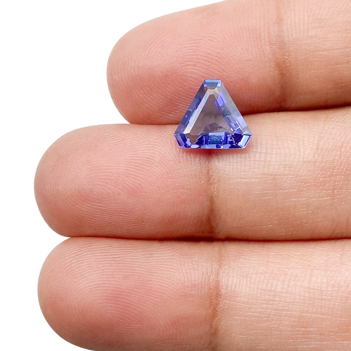 1.61ct | Shield Shape Step Cut Tanzanite-Modern Rustic Diamond