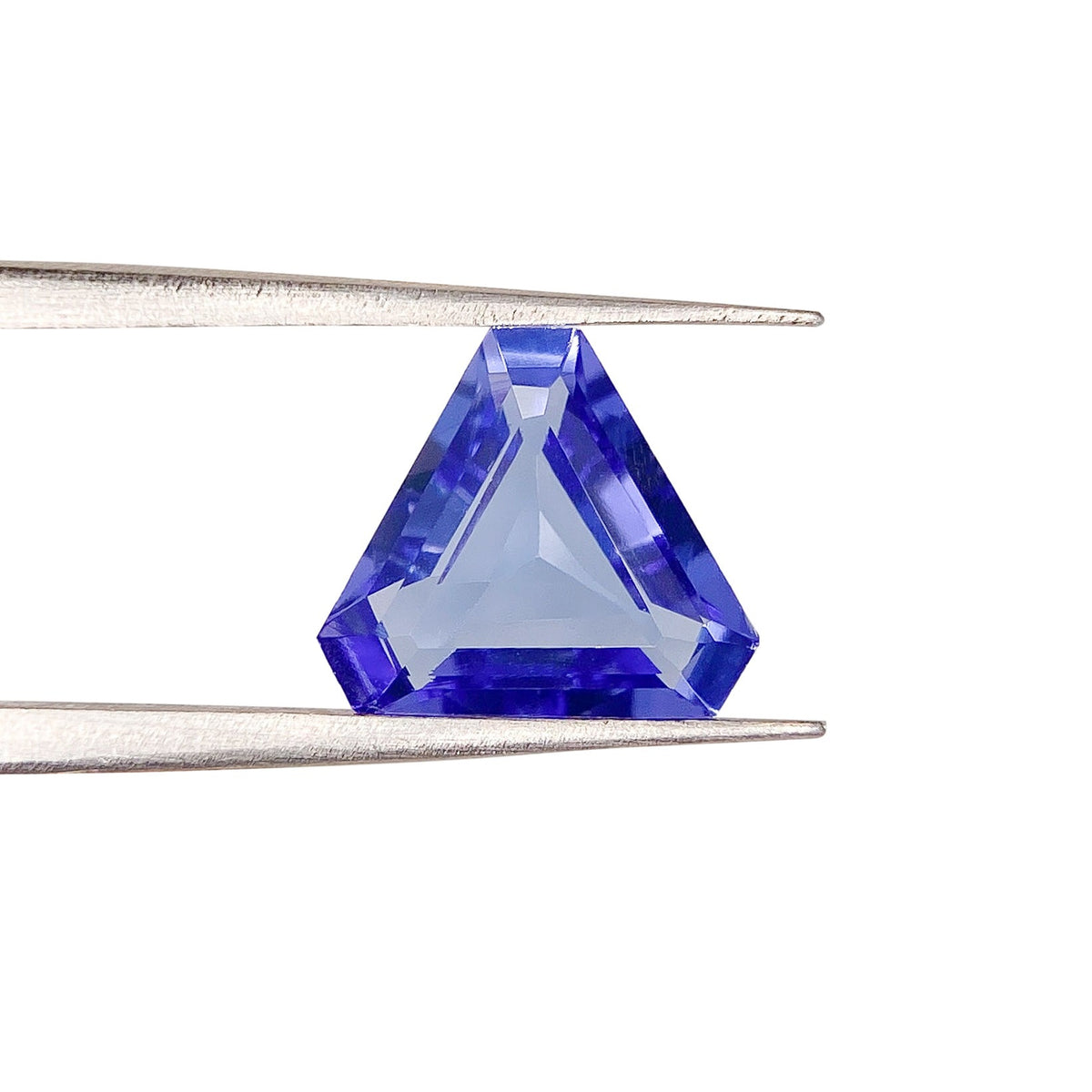 1.61ct | Shield Shape Step Cut Tanzanite-Modern Rustic Diamond