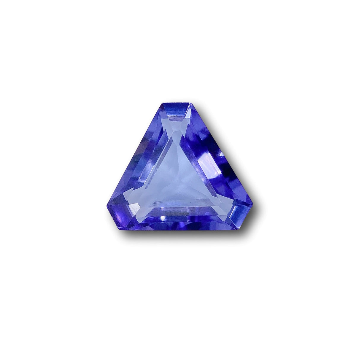 1.61ct | Shield Shape Step Cut Tanzanite-Modern Rustic Diamond