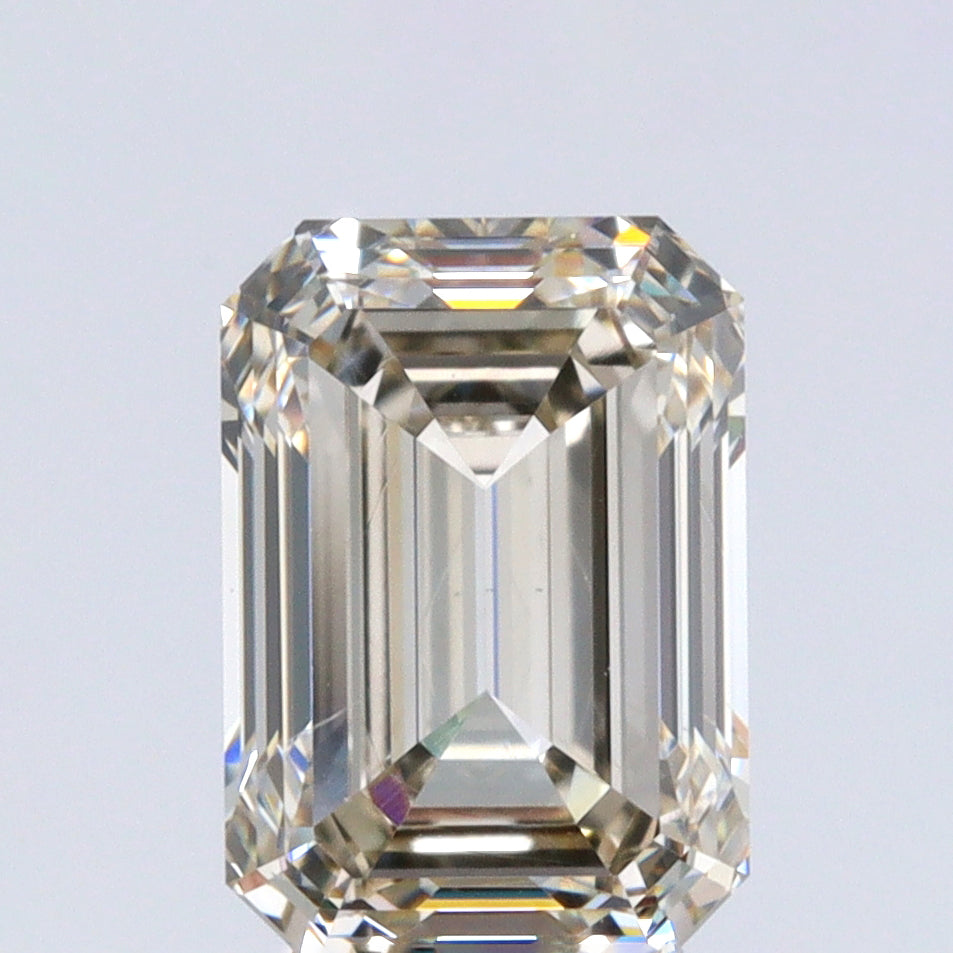 1.00ct | Light Brown VS Emerald Shape Step Cut Diamond - Modern Rustic Diamond