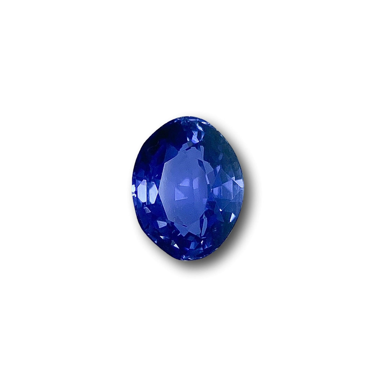 1.63ct | Brilliant Cut Oval Shape Blue Sapphire-Modern Rustic Diamond