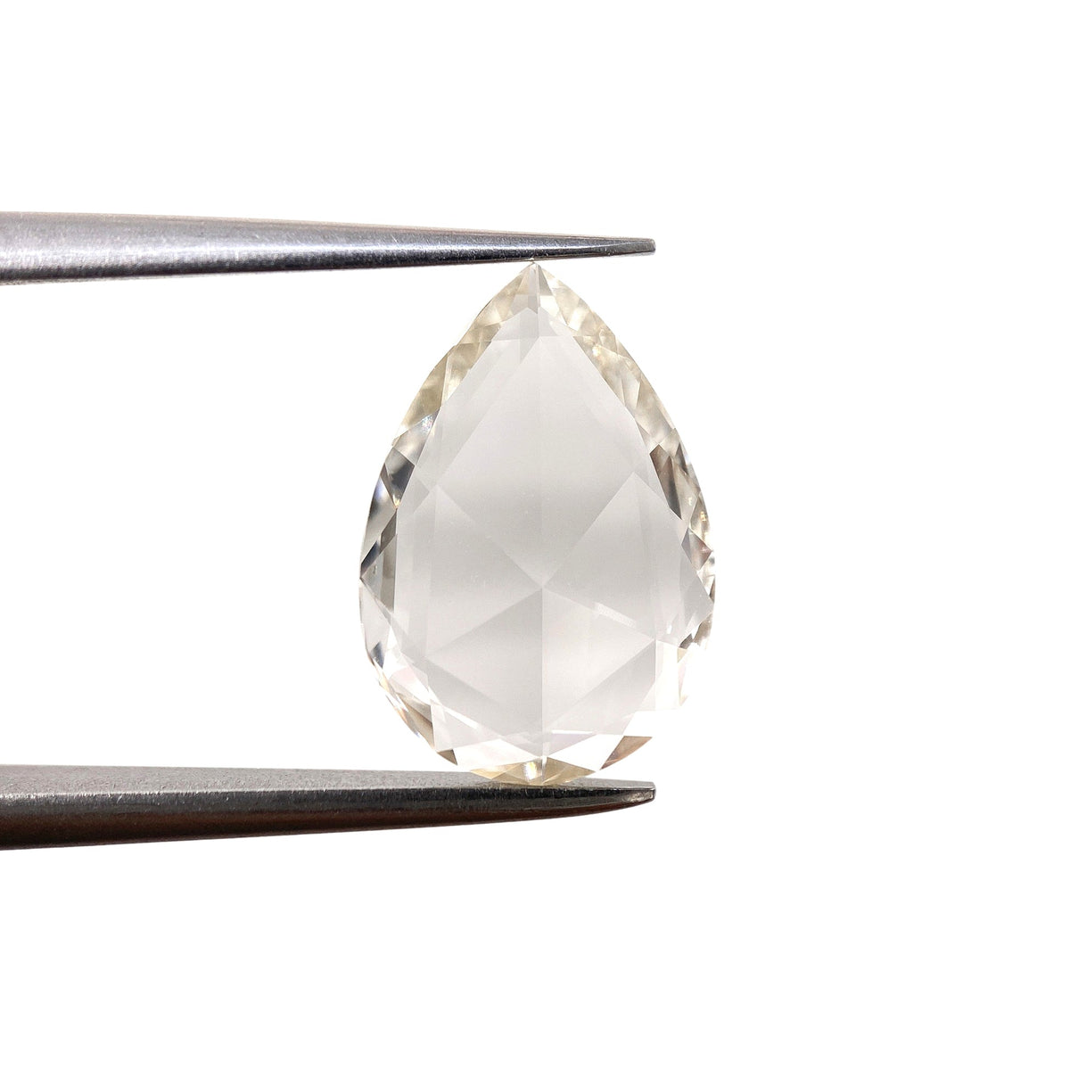 1.64ct | Champagne VVS Pear Shape Rose Cut Diamond-Modern Rustic Diamond