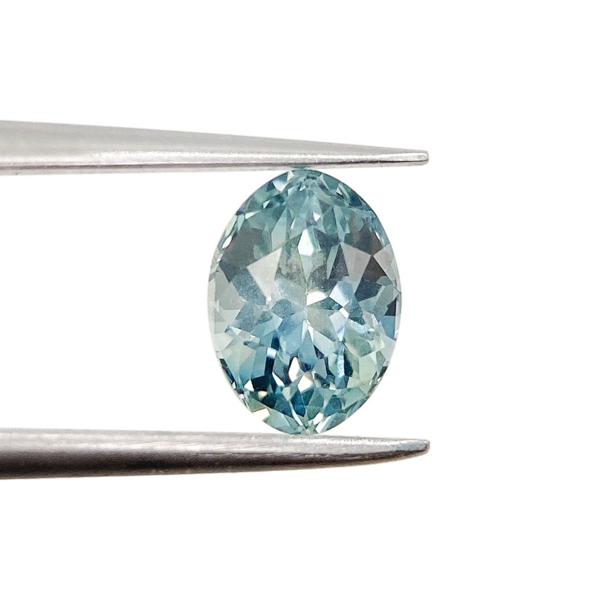 1.65ct | Brilliant Cut Moval Shape Blue Montana Sapphire-Modern Rustic Diamond