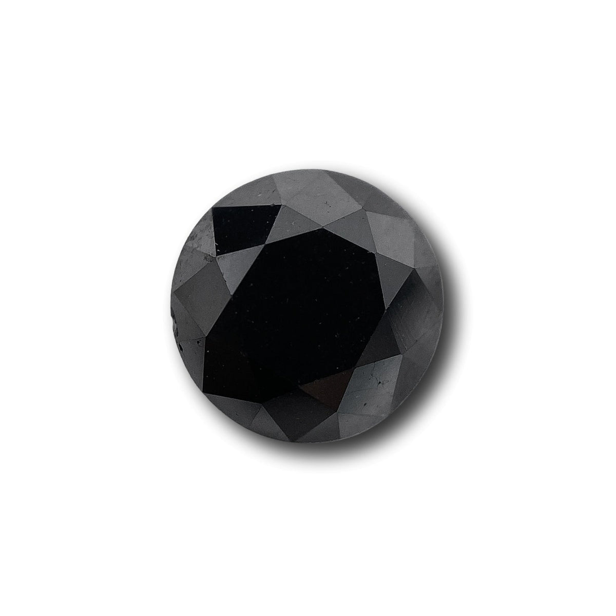 1.67ct | Black/ Round Shape Brilliant Cut Diamond-Modern Rustic Diamond