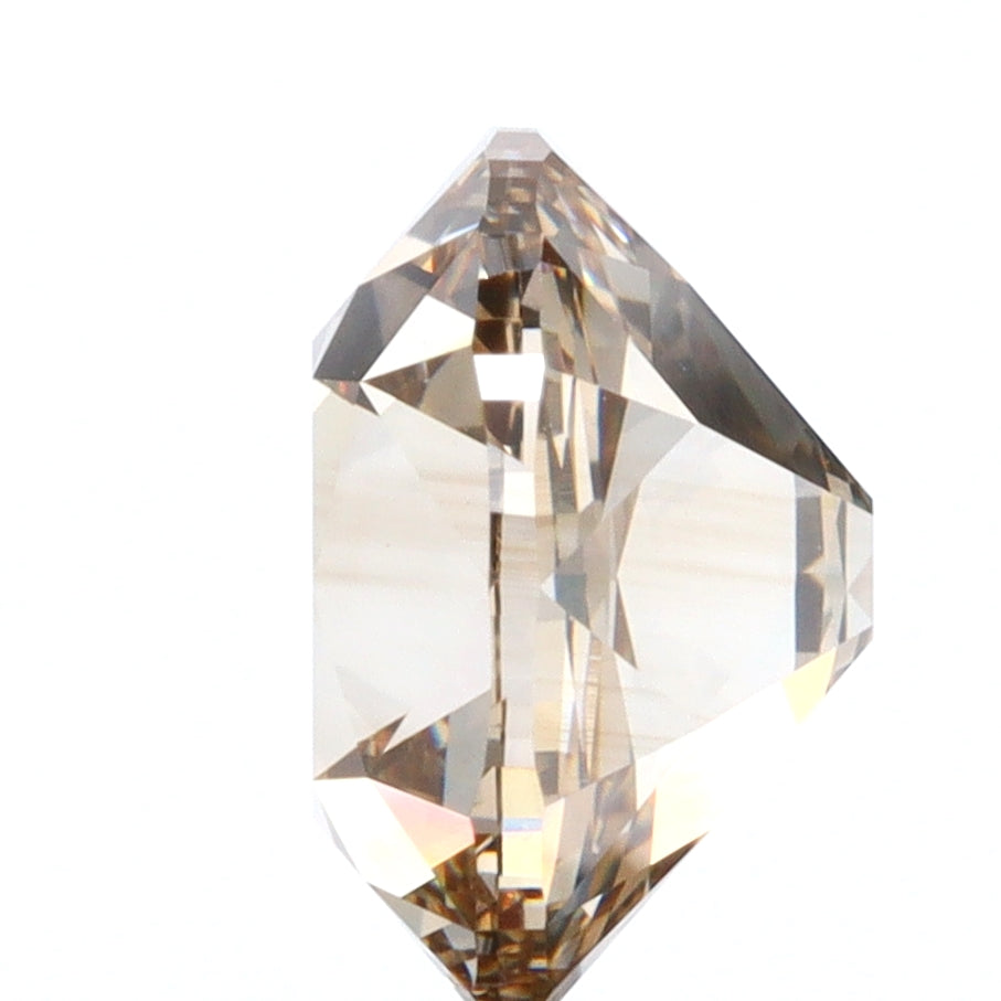 1.71ct | Champagne VVS Cushion Shape Old Mine Cut Diamond-Modern Rustic Diamond