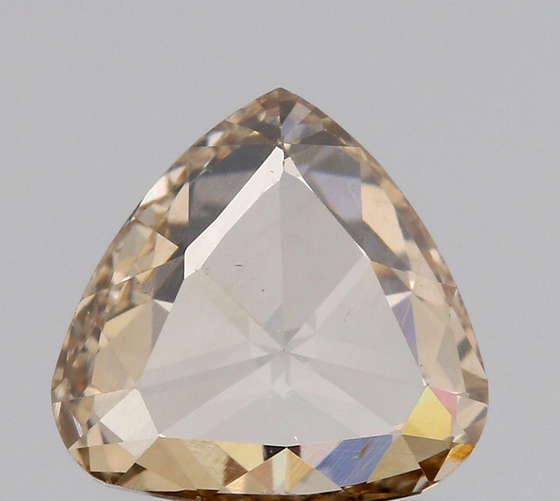 1.07ct | Champagne VS Pear Shape Rose Cut Diamond - Modern Rustic Diamond