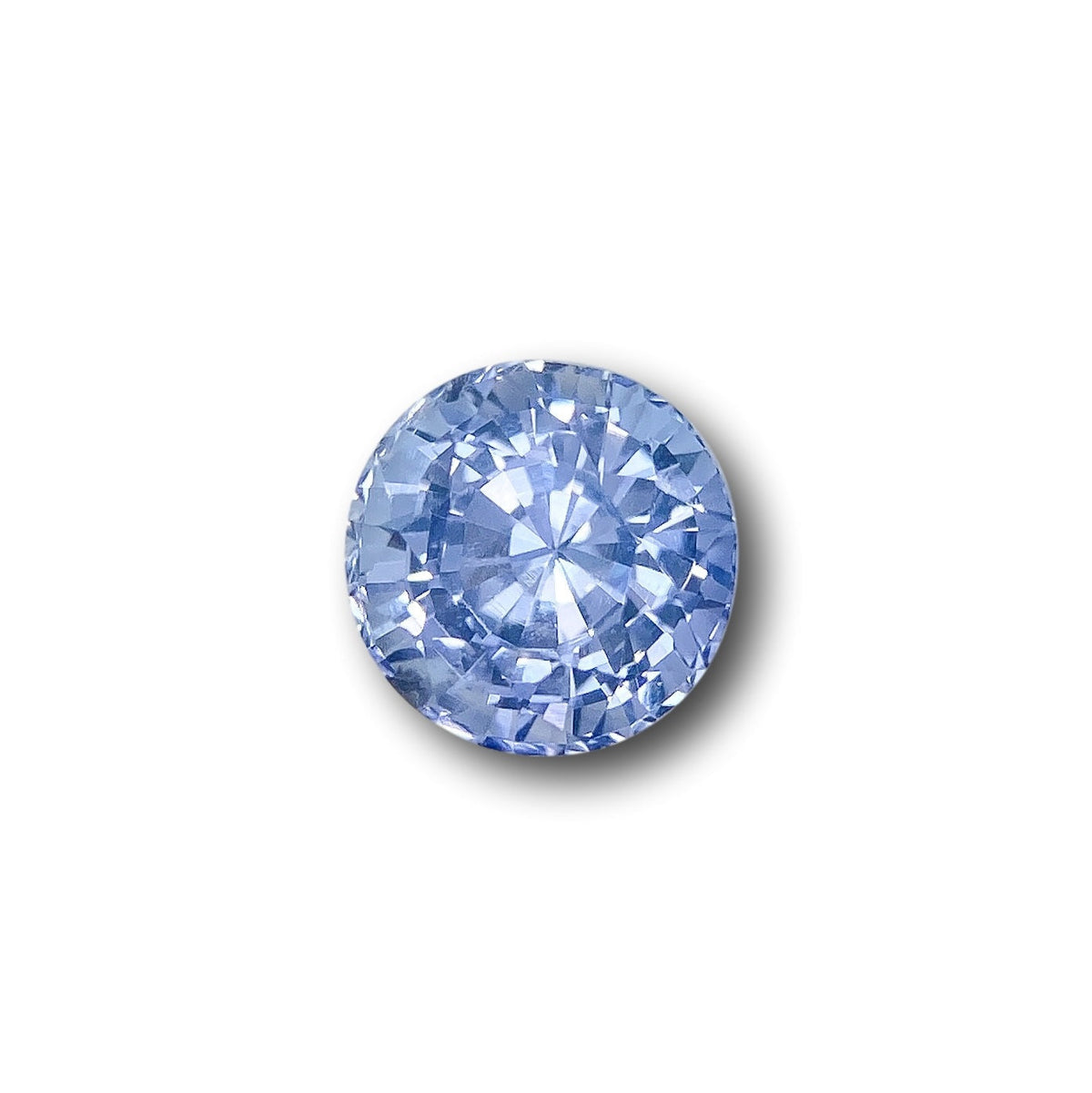 1.74ct | Brilliant Cut Round Shape Blue Sapphire-Modern Rustic Diamond