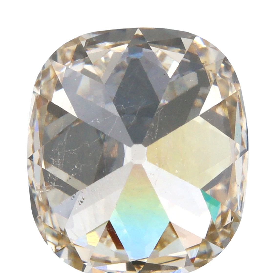 1.79ct | Champagne VS Cushion Shape Old Mine Cut Diamond-Modern Rustic Diamond