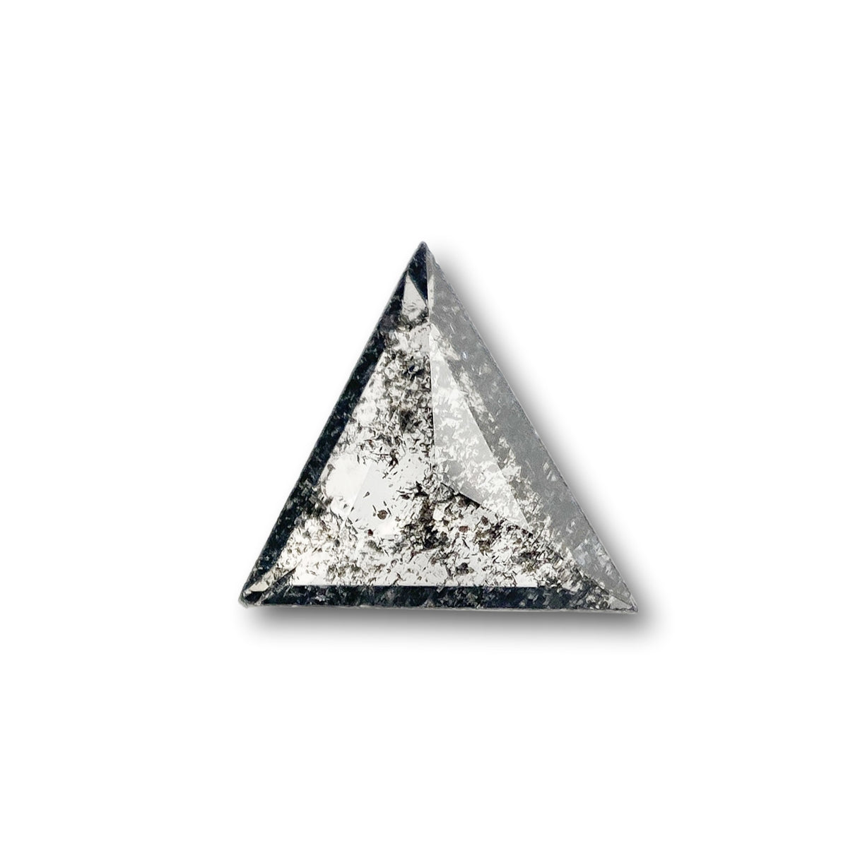 0.53ct | Rustic Triangular Shape Rose Cut Diamond - Modern Rustic Diamond