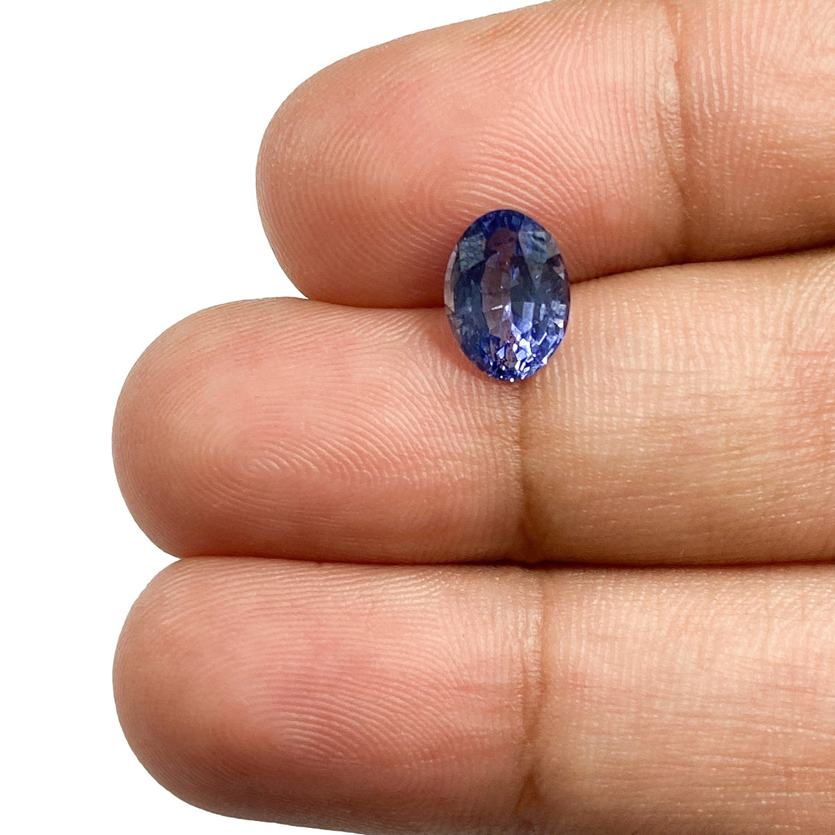 1.83ct | Brilliant Cut Oval Shape Blue Sapphire-Modern Rustic Diamond