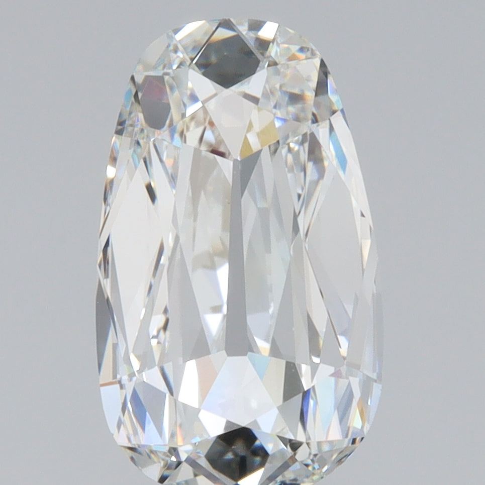 2.01ct | H/VS1 Pear Shape Old Mine Cut Diamond (GIA) - Modern Rustic Diamond