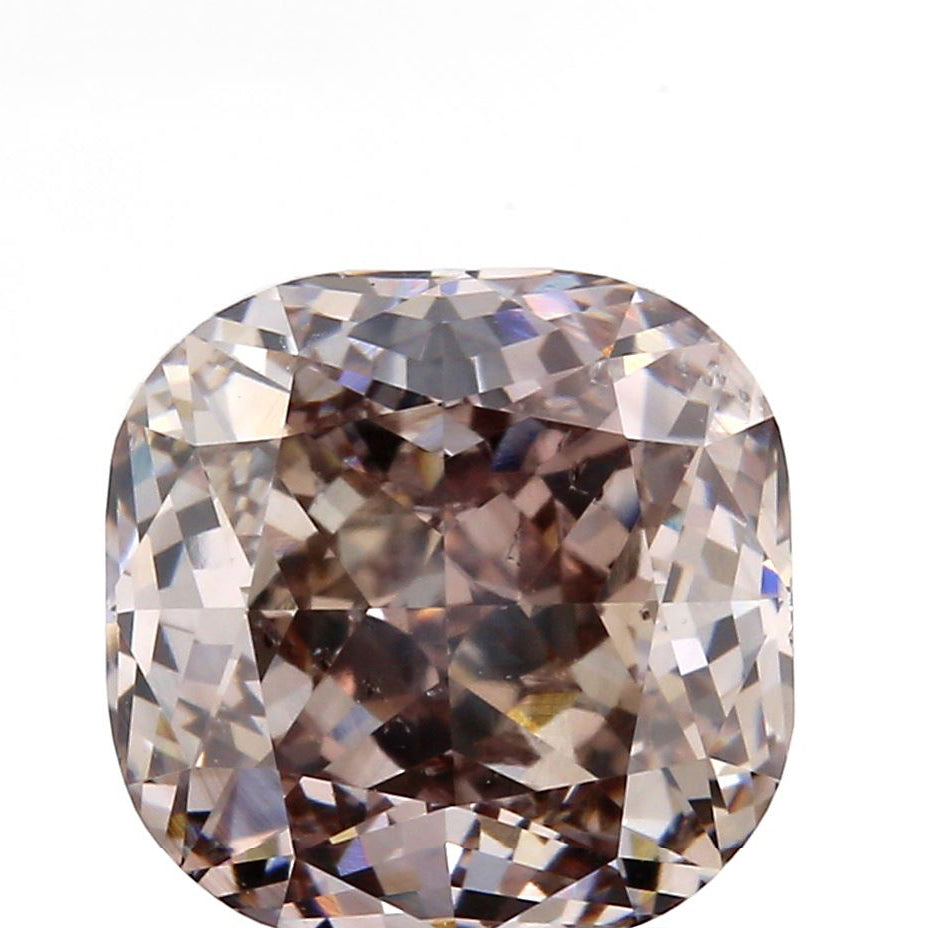 2.22ct | Champagne SI2 Cushion Shape Brilliant Cut Diamond (GIA) - Modern Rustic Diamond