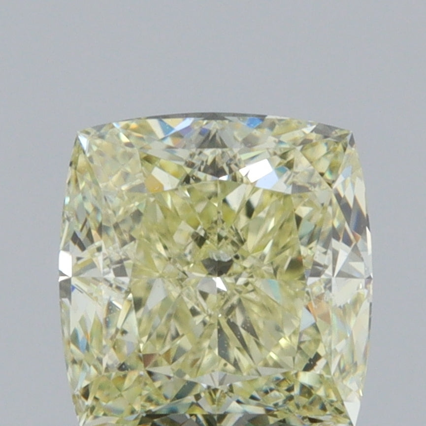 1.05ct | Yellow VS-SI Cushion Shape Brilliant Cut Diamond - Modern Rustic Diamond