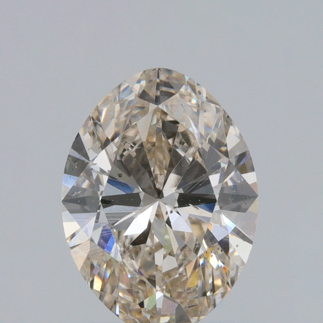 1.01ct | Champagne VS Oval Shape Brilliant Cut Diamond - Modern Rustic Diamond