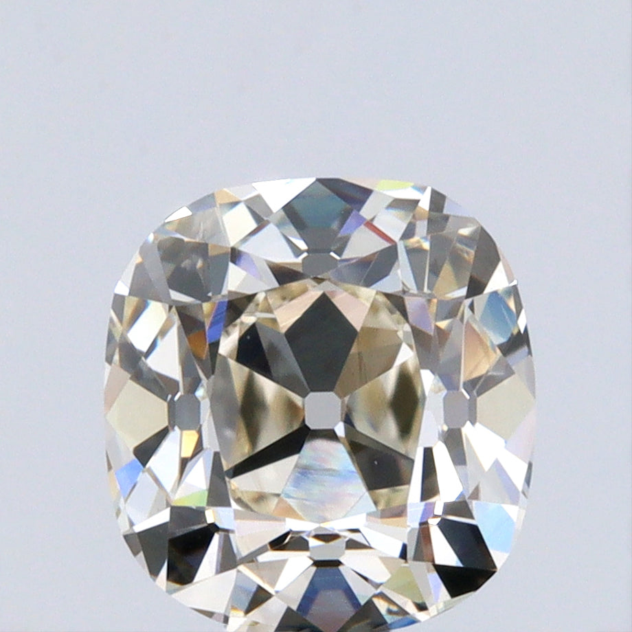 1.01ct | Light Brown VS Cushion Shape Old Mine Cut Diamond - Modern Rustic Diamond