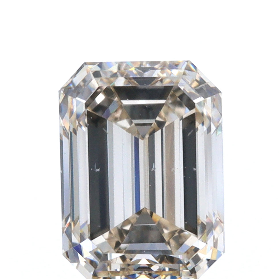 1.02ct | Champagne VVS Emerald Shape Step Cut Diamond - Modern Rustic Diamond