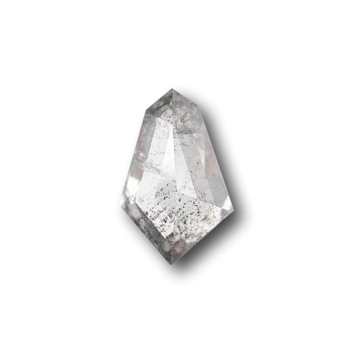 0.88ct | Rustic Kite Shape Step Cut Diamond - Modern Rustic Diamond