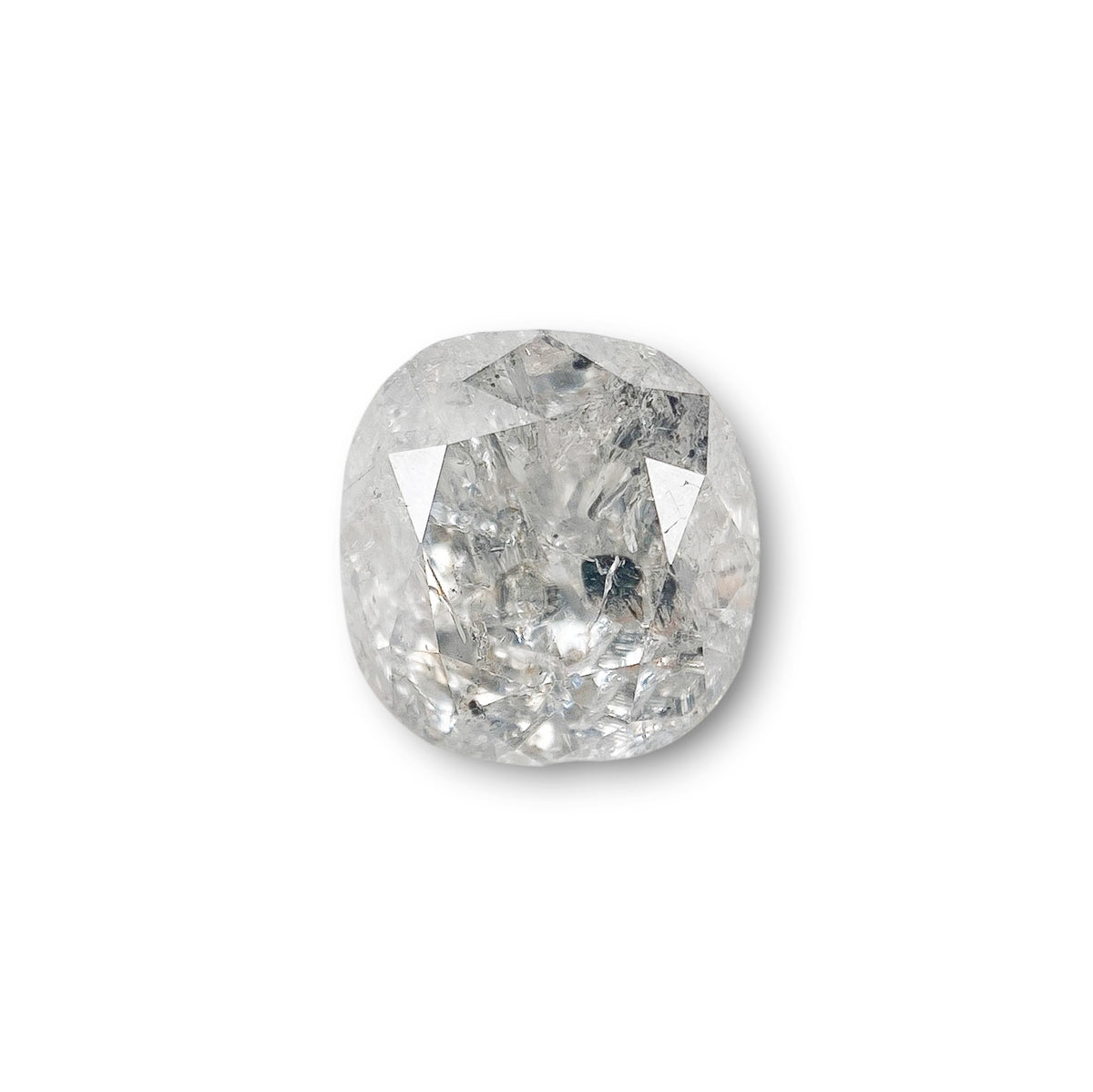 1.41ct | Rustic Cushion Shape Brilliant Cut Diamond - Modern Rustic Diamond