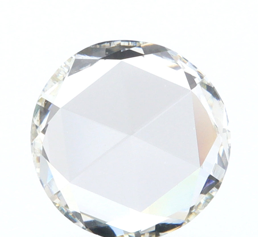 0.58ct | G/VVS1 Round Shape Rose Cut Diamond - Modern Rustic Diamond