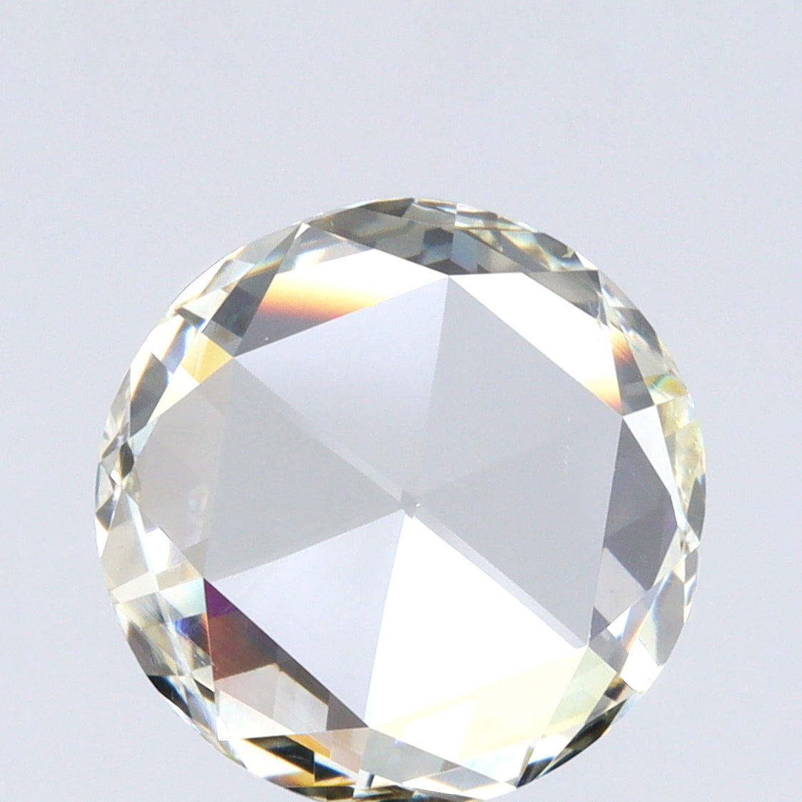 1.03ct | Light Color VS Round Shape Rose Cut Diamond - Modern Rustic Diamond