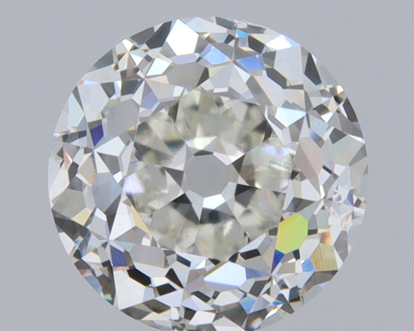 1.00ct | J/VS1 Round Shape Old European Cut Diamond (GIA) - Modern Rustic Diamond