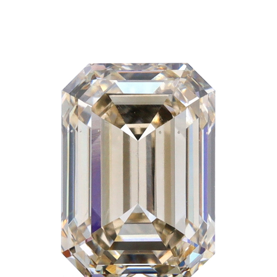 1.03ct | Champagne VS Emerald Shape Step Cut Diamond - Modern Rustic Diamond