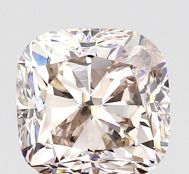 0.93ct | Light Brown SI Cushion Shape Brilliant Cut Diamond - Modern Rustic Diamond