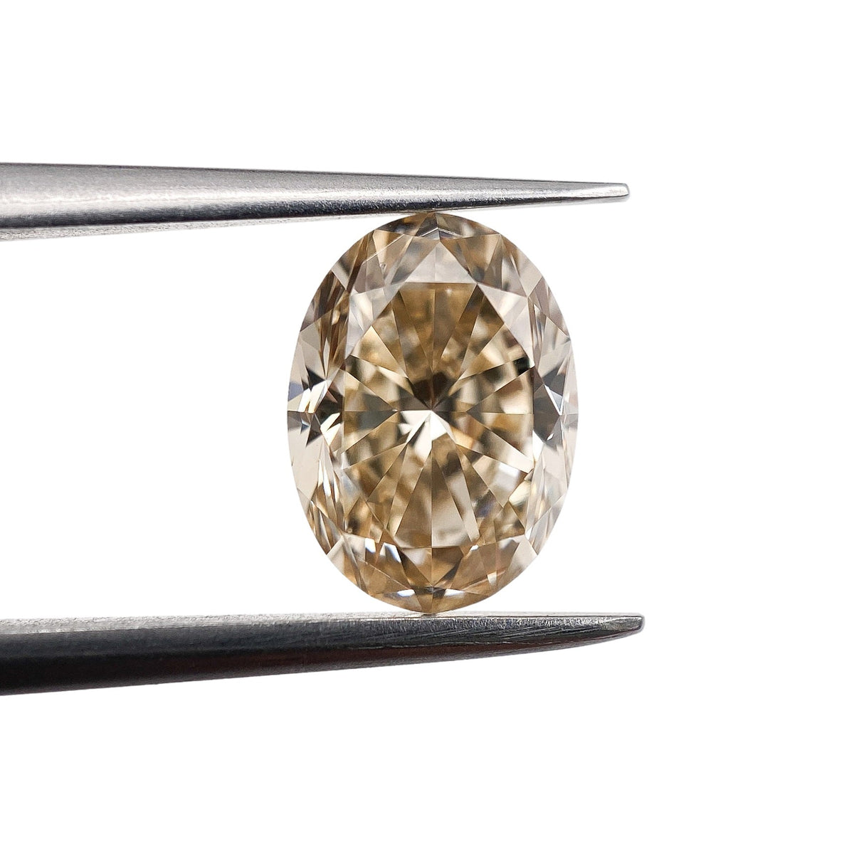 2.00ct | Champagne VS Oval Shape Brilliant Cut Diamond-Modern Rustic Diamond